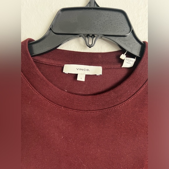 NWT Vince Tie Waist Short Sleeve Cotton Dress Size Small - Picture 4 of 12